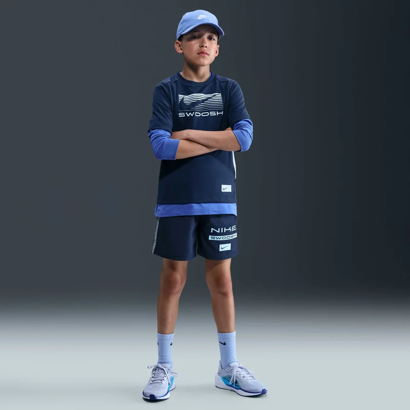 نايكي شورت دراي فت مالتي ووفن للأطفال